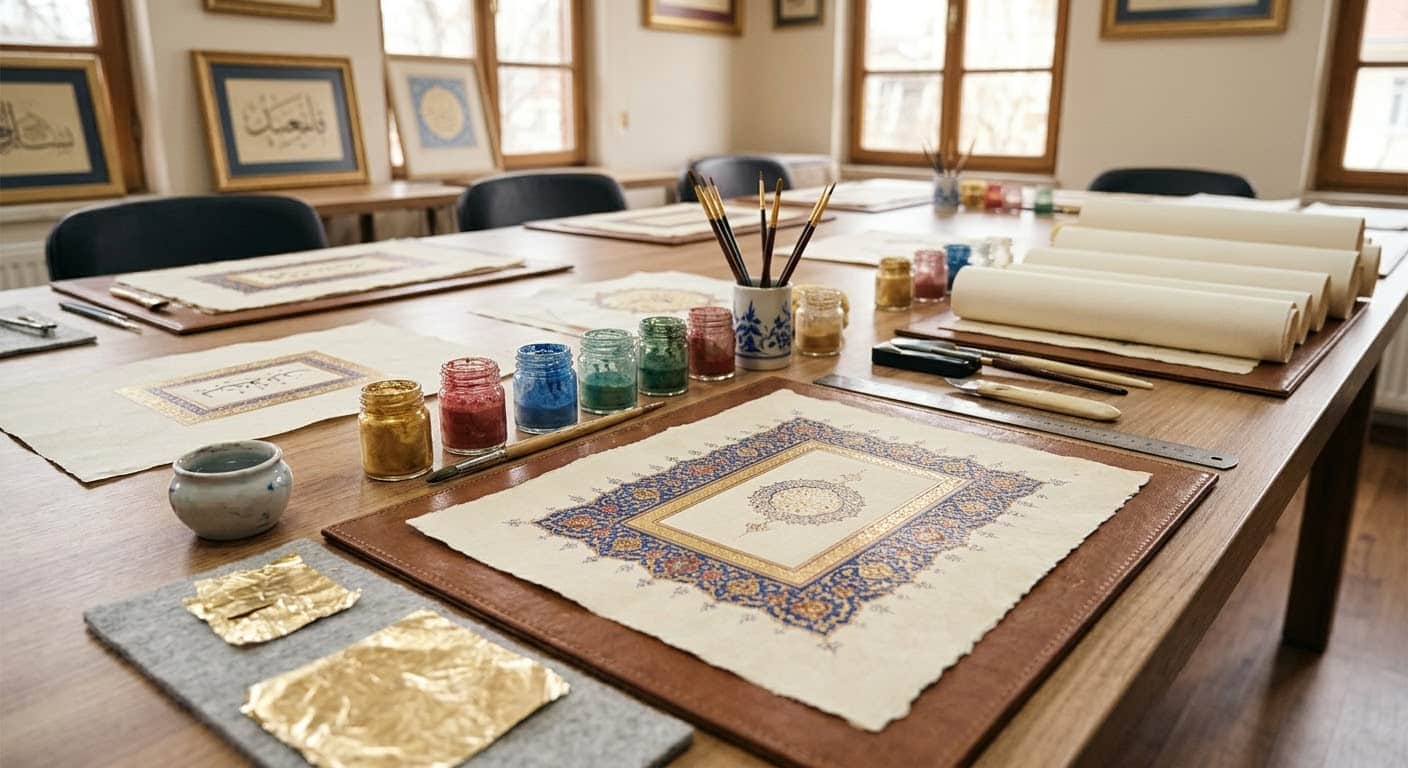 Tezhip-Kurs – Die Kunst der traditionellen islamischen Ornamentik